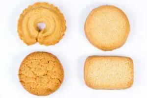 bakenzymen bij het maken van koekjes en koekjes