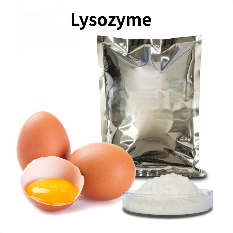 Lysozyme Food Grade Food Fruit and Vegetable Preservation Additive 20000 U/mg Vitality Egg White Extract